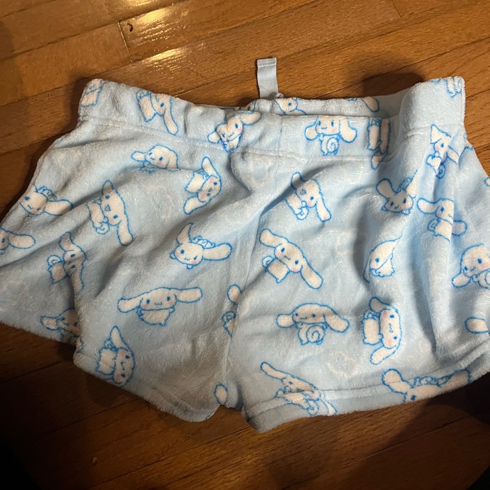 Sanrio Light Blue Bear Print Pajama Shorts - Picture 9 of 9